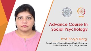 Advance Course in Social Psychology [upl. by Anairdna]