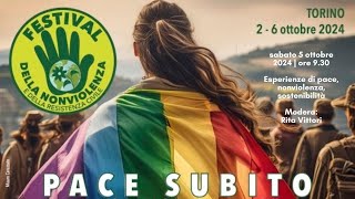 Sabato 5 ottobre 2024  Esperienze di pace nonviolenza sostenibilità  Mattino [upl. by Rand227]