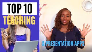 You must try these 10 Teaching and Presenting Apps  CANVA  DUOLINGO  QUIZIZZ [upl. by Docilla]