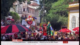 Rio Carnival 2023 festival kicks off with plenty of colour Brazil [upl. by Louth]