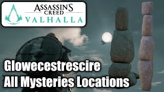 Assassins Creed Valhalla  Glowecestrescire All Mysteries Locations amp Solutions [upl. by Iridis453]