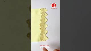 Simple method of making triangular lace Sewing Tutorial Part 01 [upl. by Isma554]