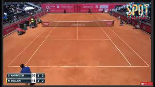 Estoril Portugal Clay  116finals GAndreozzi vs HDellien [upl. by Otsirave]