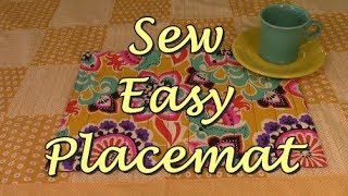 Sew Easy Placemats  The Sewing Room Channel [upl. by Dolloff]