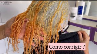 COMO FAZER LUZES EM UM CABELO COM MECHAS VERMELHA  PASSO A PASSO COMPLETO ✅ [upl. by Nasho]