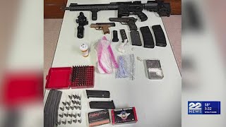 Vermont man arrested on I91 in Greenfield after illegal guns and narcotics were found during traffi [upl. by Barnes]