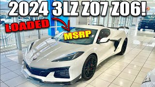 NEW 2024 C8 Z06 with Z07 Track Package amp CF at MSRP HERE [upl. by Aicilaana238]