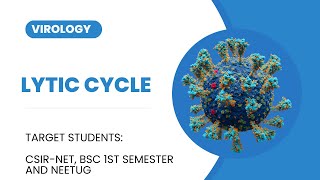 Lytic cycle  Virology L4 [upl. by Yevre]