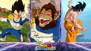 VEGETA GREAT APE amp SON GOKU SAIYAN SAGA  DRAGON BALL SPARKING ZERO [upl. by Ibrek]