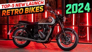 Upcoming Retro Bikes in india 2024🔥🤩Top 5 New Retro Bike Confirmed Launch in India  Retro Bikes [upl. by Ewart648]