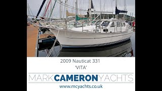 2009 Nauticat 331 VITA  33 ketch rigged motorsailer for sale with Mark Cameron Yachts [upl. by Dayle708]