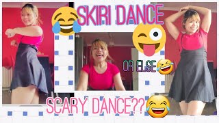 Skiri Dance Challenge With My Own Steps😂Skiri Or Scary Dance Challenge By Bambie Benes In UK [upl. by Dubois496]