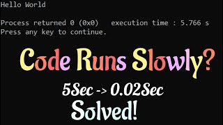 Code BlocksVisual Studio Running Slowly  Problem Solved In Bangla [upl. by Leatrice]