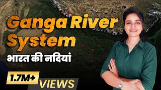 Rivers of India भारत की नदियां PART 2  Ganga River System गंगा नदी प्रणाली  Parcham Classes [upl. by Alag]