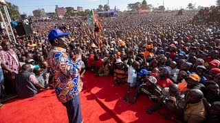 LIVE Raila Odingas massive rally in Suba South Homa Bay [upl. by Glori]