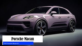 New 2025 Porsche Macan Reveals First Look at Compact AllElectric SUV [upl. by Garlen]