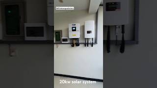 20kw solar system installed  befirstenergysolutions  solar system mingora swat  solis invere [upl. by Freda]