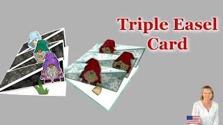 Triple Twisted Easel PopUp Card [upl. by Monreal]