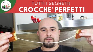 Crocchè di patate Napoletani PERFETTI tutti i segreti e la guida passo passo  FoodVlogger [upl. by Melquist]