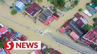 Two days of continuous rain warning in Terengganu Kelantan Pahang Johor [upl. by Eirased]