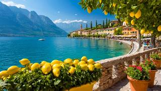 Relax Walking Tour of Lake Garda The Alpine Jewel of Italy  4K HDR [upl. by Ebehp290]