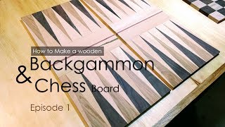 How to make Backgammon and Chess board  Episode 1 [upl. by Wilmer]