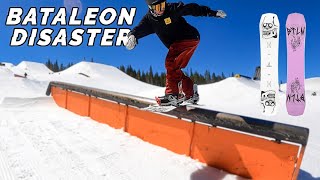 Bataleon Disaster Snowboard Review [upl. by Enawd]