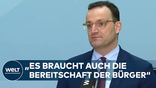 WELT INTERVIEW Jens Spahn quotWer nicht über 80 ist muss sich geduldenquot [upl. by Annissa]