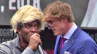 Logan Paul vs KSI FULL INSANE PRESS CONFERENCE [upl. by Oxley]