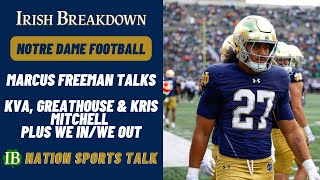 IB Nation Sports Talk Marcus Freeman Talks KVA Greathouse And More Plus We InWe Out [upl. by Ahterod]