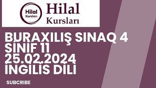 BURAXILIŞ SINAQ İMTAHANIHİLAL KURSLARIİNGİLİS DİLİYENİ QAYDADA abituriyenthazırlığı [upl. by Yluj980]