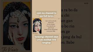 VIVIZ HYPNOTIZE Easy Lyrics shorts shortvideo short shortsvideo shortsfeed fyp kpop tevante [upl. by Kinemod]