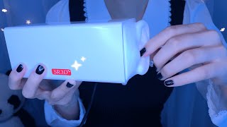 ASMR Ear Cleaning amp Tapping amp Massage Whispering New Mic ✨ SR3D  耳かき [upl. by Zadoc271]