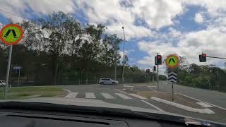 Driving around Mudgeeraba Gold CoastQueenslandAustralia [upl. by Aiekahs]