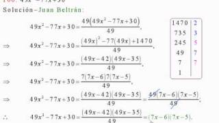 Descomposición en factores de expresiones algebraicas Baldor106100 a 102 [upl. by Delphine201]