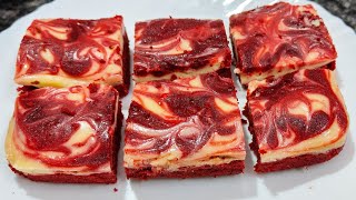 Red Velvet Cheesecake Brownies Without quotOVENquot  Red Velvet Cheesecake Brownies  Red Velvet Brownies [upl. by Kristie548]