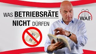 5 Dinge die Betriebsräte nicht dürfen aber trotzdem tun  Betriebsrat Video [upl. by Benedic289]