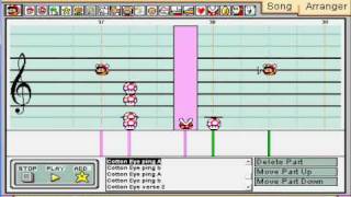 Cotton Eye Joe  Rednex in Mario Paint Composer [upl. by Quillan]