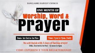 WORSHIP WORD AND PRAYER OCTOBER 2024 DAY7 [upl. by Hadden]