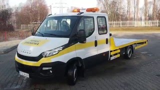 IVECO DAILY 35S 35C POMOC DROGOWA PODWÓJNA KABINA POLMAR [upl. by Albertine650]