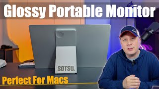 Glossy Portable Monitor Perfect For Apple Mac Computers  SOTSU FlipAction Go [upl. by Radley]