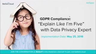 GDPR Compliance “Explain Like I’m Five” with Data Privacy Expert [upl. by Asile454]