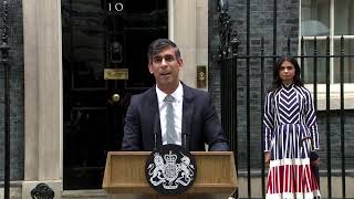 Outgoing UK PM Rishi Sunak bids farewell  REUTERS [upl. by Kutzer]