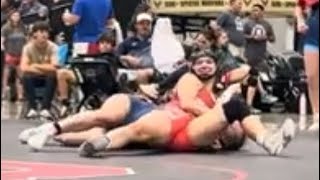 62024 – Tulsa National duals – Jones Arkansas vs Anderson Georgia [upl. by Schaeffer263]