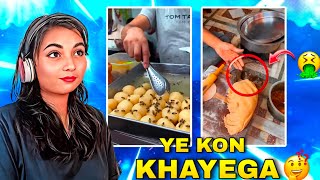 Most HYGIENIC STREET FOOD in INDIA 😅 Ye KON KHAYEGA [upl. by Orms773]