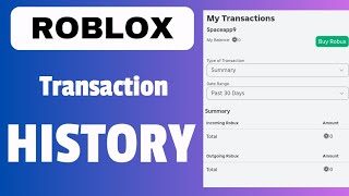 How To Check Roblox Transaction  iOS and Android [upl. by Kafka]