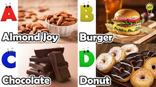 Food ABC Song  Food Alphabet Song  Phonics song a to z  Learn ABC  Nursery Rhymes for Toddlers [upl. by Wager]