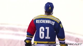 Alex Reichenbergs VolleyGoal vs GeneveServette  CHL  Sep 3 2015 HD [upl. by Siward179]