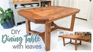 DIY Dining Table With Leaves [upl. by Dorkas]