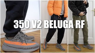 ADIDAS YEEZY 350 v2 BELUGA REFLECTIVE REVIEW amp ON FEET  HOW TO STYLEWE NEEDED THIS RETRO [upl. by Stein]